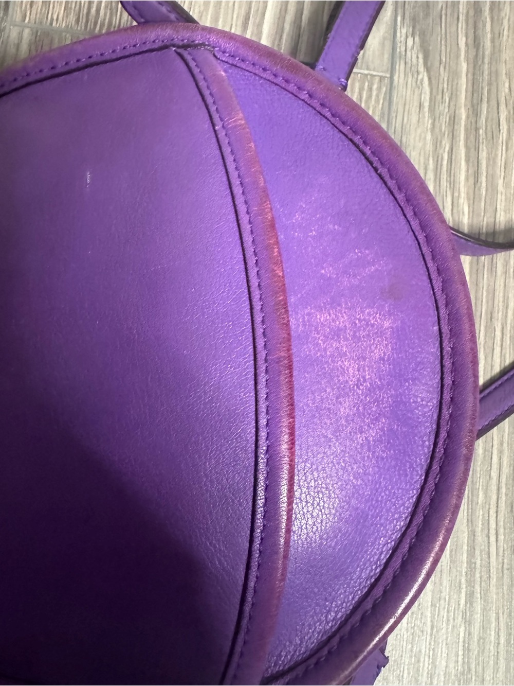 COACH Vintage Purple Canteen Crossbody Bag - Compact Women’s Shoulder Bag - Picture 6 of 10
